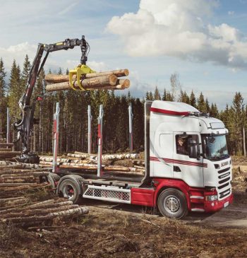 HIAB NM i Skogskrankörning och HiVision