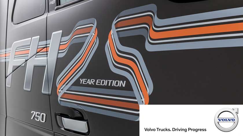 Provkör Volvo FH16 jubileumsbil!